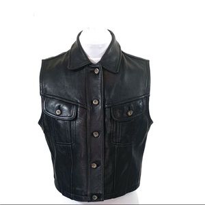 1990s Lambskin Vest by Valerie Stevens